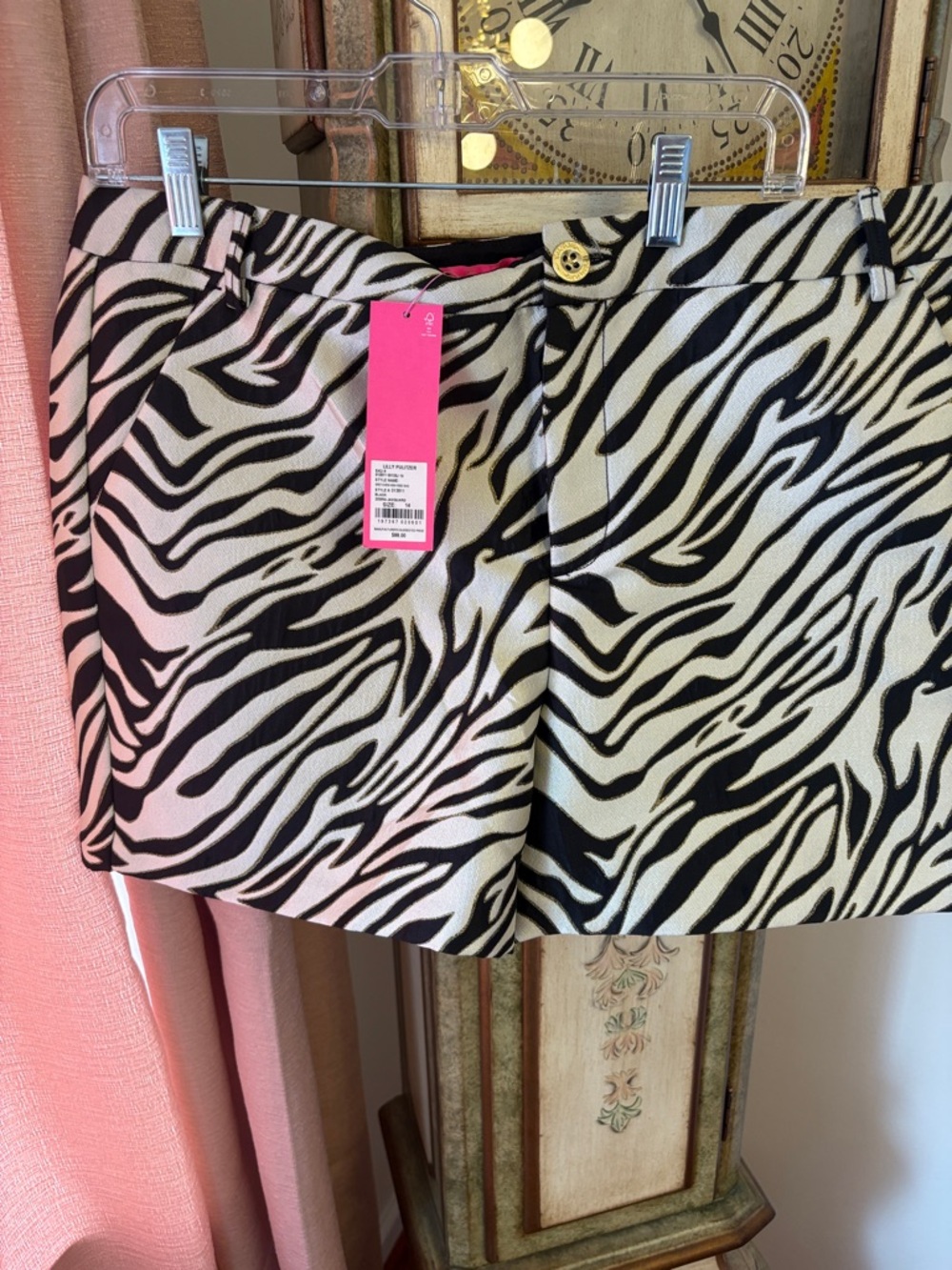 Zebra Print Women’s Shorts - Black & White